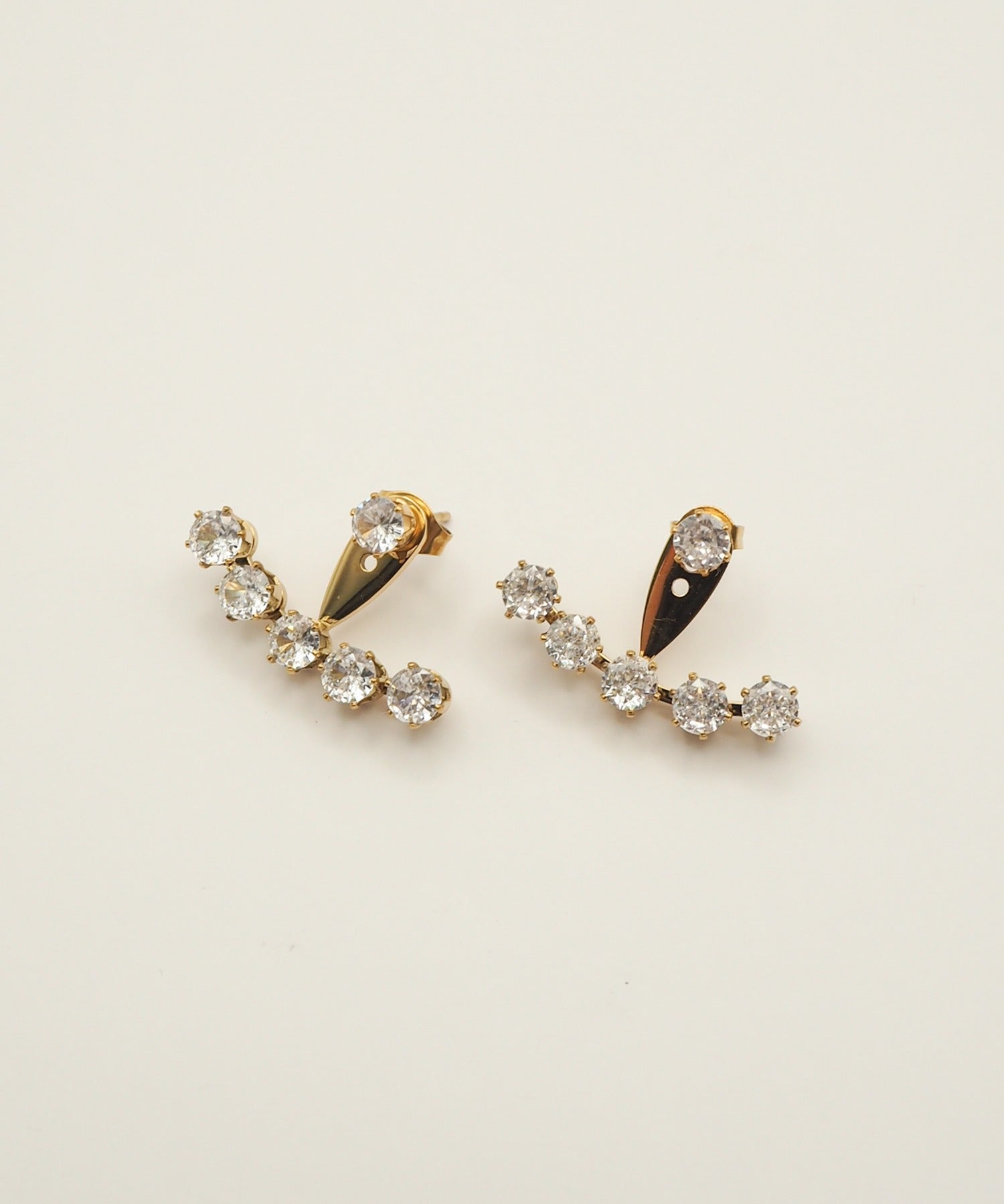 ciite' シーテ ピアス(両耳用) 【 金属アレルギー対応 】 ビジューデザインピアス サージカルステンレス (両耳用)