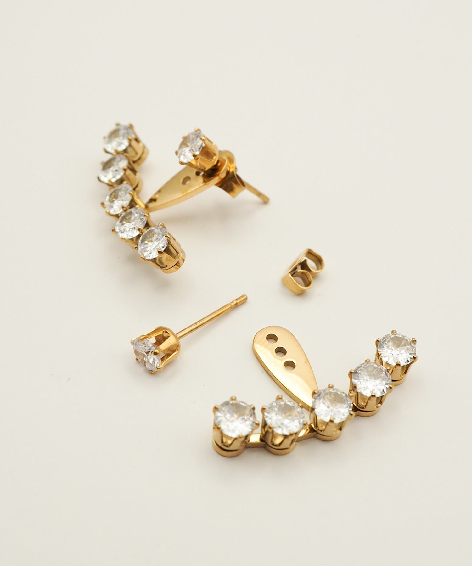 ciite' シーテ ピアス(両耳用) 【 金属アレルギー対応 】 ビジューデザインピアス サージカルステンレス (両耳用)