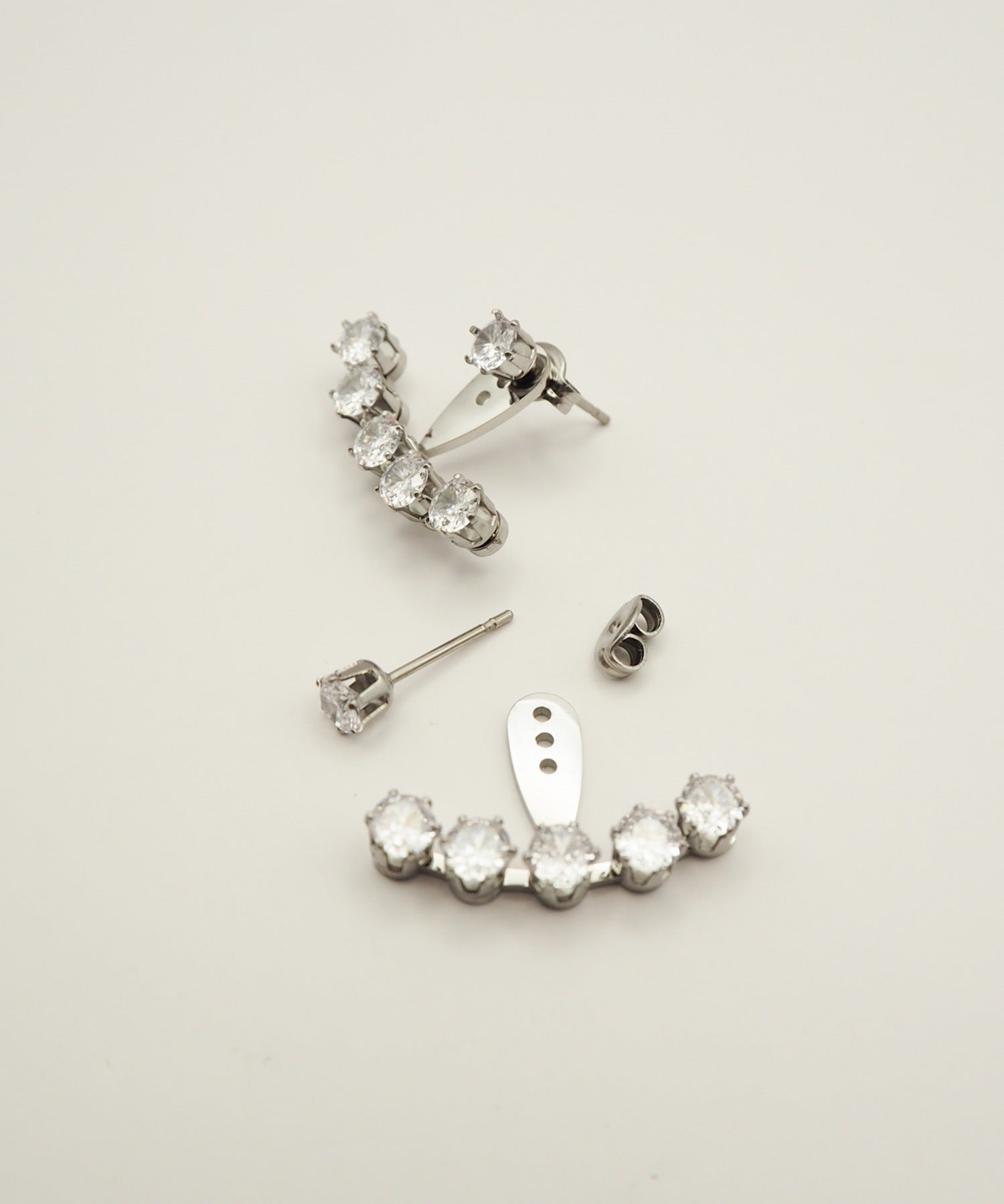ciite' シーテ ピアス(両耳用) 【 金属アレルギー対応 】 ビジューデザインピアス サージカルステンレス (両耳用)