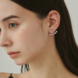 ciite' シーテ ピアス(両耳用) 【 金属アレルギー対応 】 ビジューデザインピアス サージカルステンレス (両耳用) シルバー FREE