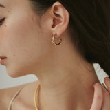 ciite' シーテ ピアス(両耳用) 【 金属アレルギー対応 】 トリプルラインピアス サージカルステンレス (両耳用)