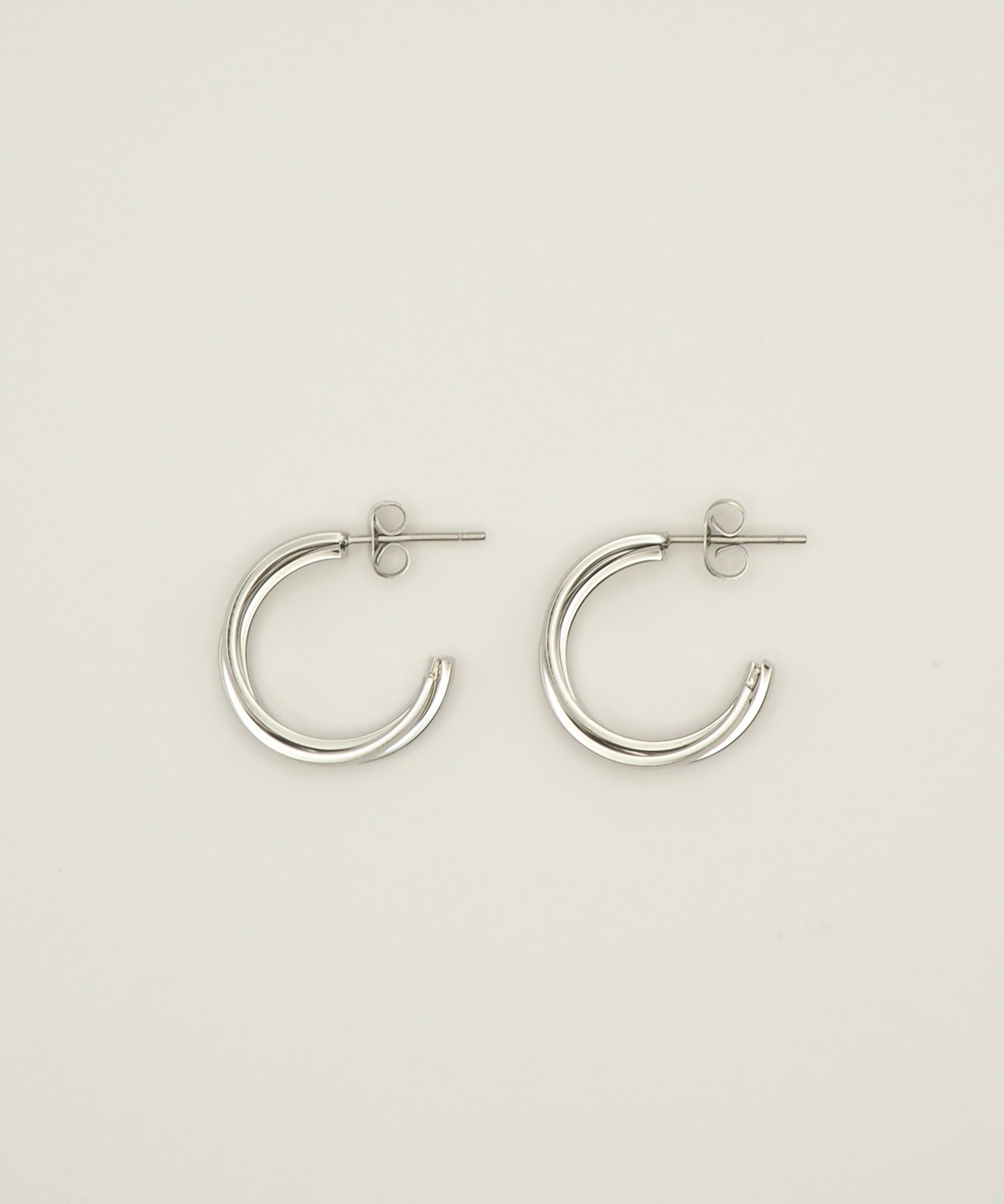 ciite' シーテ ピアス(両耳用) 【 金属アレルギー対応 】 トリプルラインピアス サージカルステンレス (両耳用)