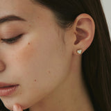 ciite' シーテ ピアス(両耳用) 【 金属アレルギー対応 】 シェルハート ミニピアス サージカルステンレス (両耳用) ゴールド FREE