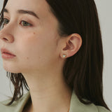 ciite' シーテ ピアス(両耳用) 【 金属アレルギー対応 】 シェルハート ミニピアス サージカルステンレス (両耳用)