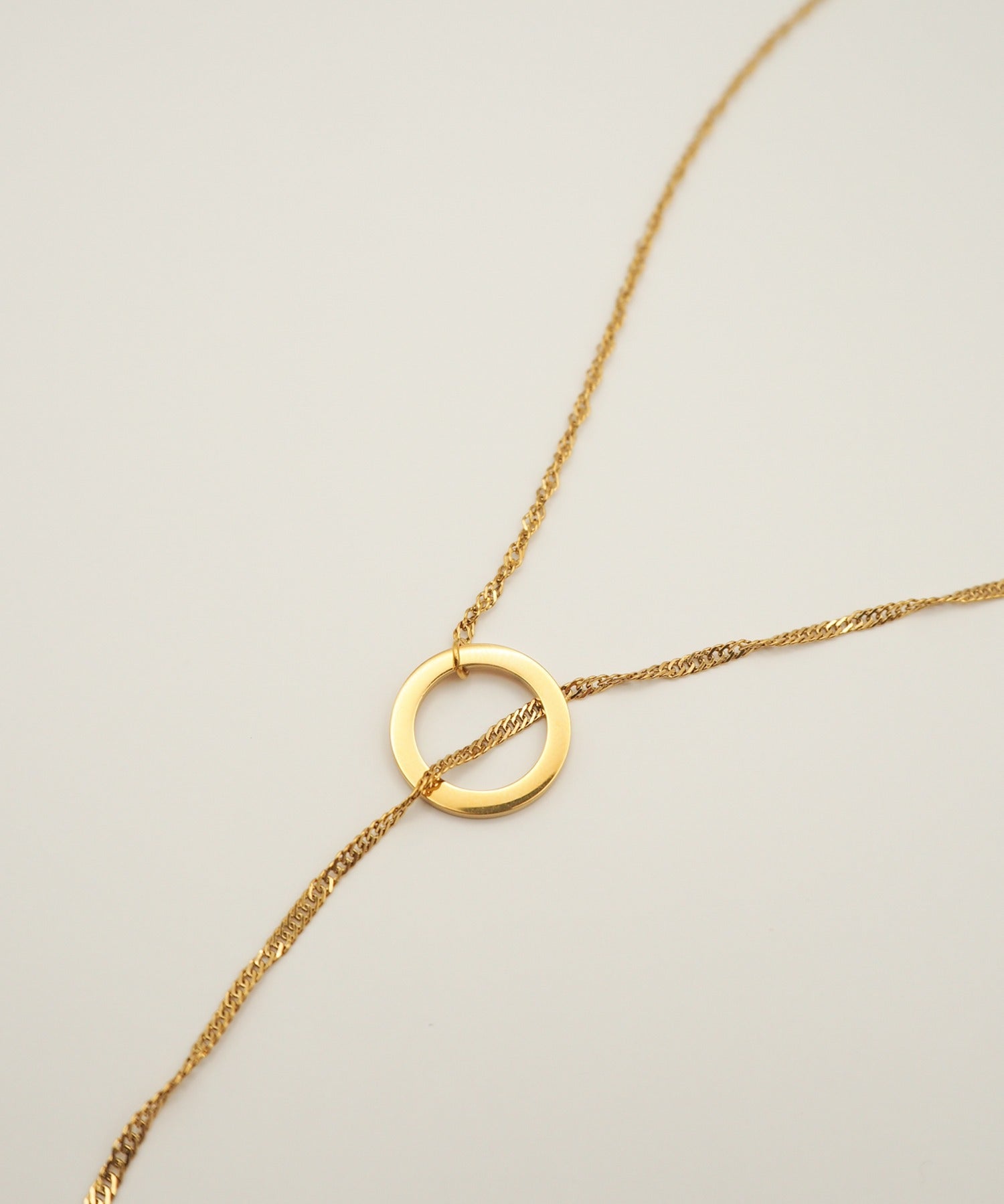 ciite' シーテ ネックレス 【 金属アレルギー対応 】 マンテルロングネックレス サージカルステンレス