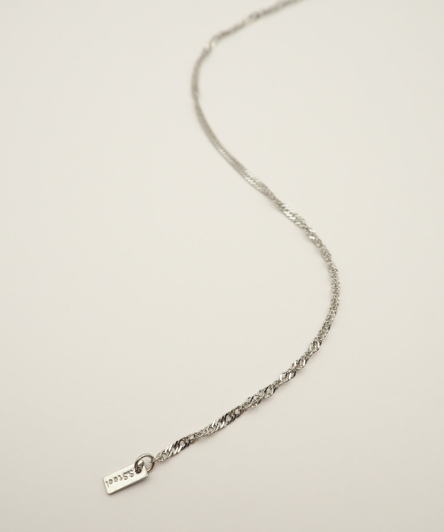 ciite' シーテ ネックレス 【 金属アレルギー対応 】 シンプルロングチェーンネックレス サージカルステンレス