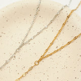 ciite' シーテ ネックレス 【 金属アレルギー対応 】 シンプルロングチェーンネックレス サージカルステンレス