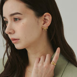 ciite' シーテ ピアス(両耳用) 【 金属アレルギー対応 】 リボンピアス サージカルステンレス (両耳用)
