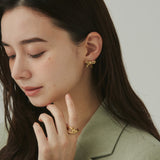 ciite' シーテ ピアス(両耳用) 【 金属アレルギー対応 】 リボンピアス サージカルステンレス (両耳用)