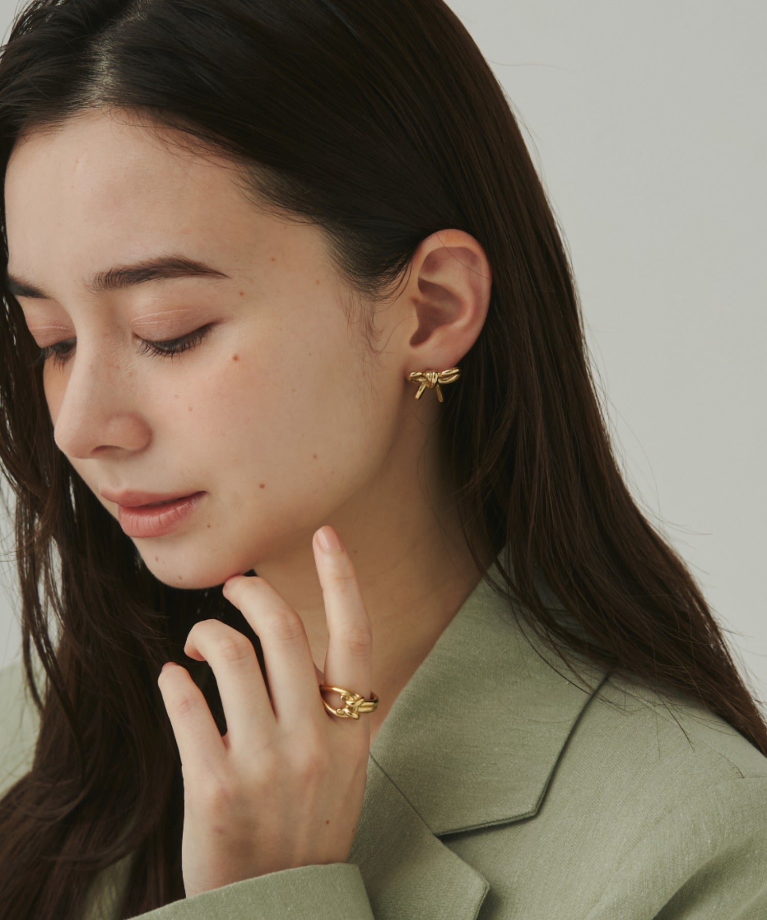 ciite' シーテ ピアス(両耳用) 【 金属アレルギー対応 】 リボンピアス サージカルステンレス (両耳用)