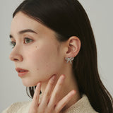ciite' シーテ ピアス(両耳用) 【 金属アレルギー対応 】 リボンピアス サージカルステンレス (両耳用)