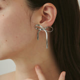 ciite' シーテ ピアス(両耳用) 【 金属アレルギー対応 】 リボンピアス サージカルステンレス (両耳用)