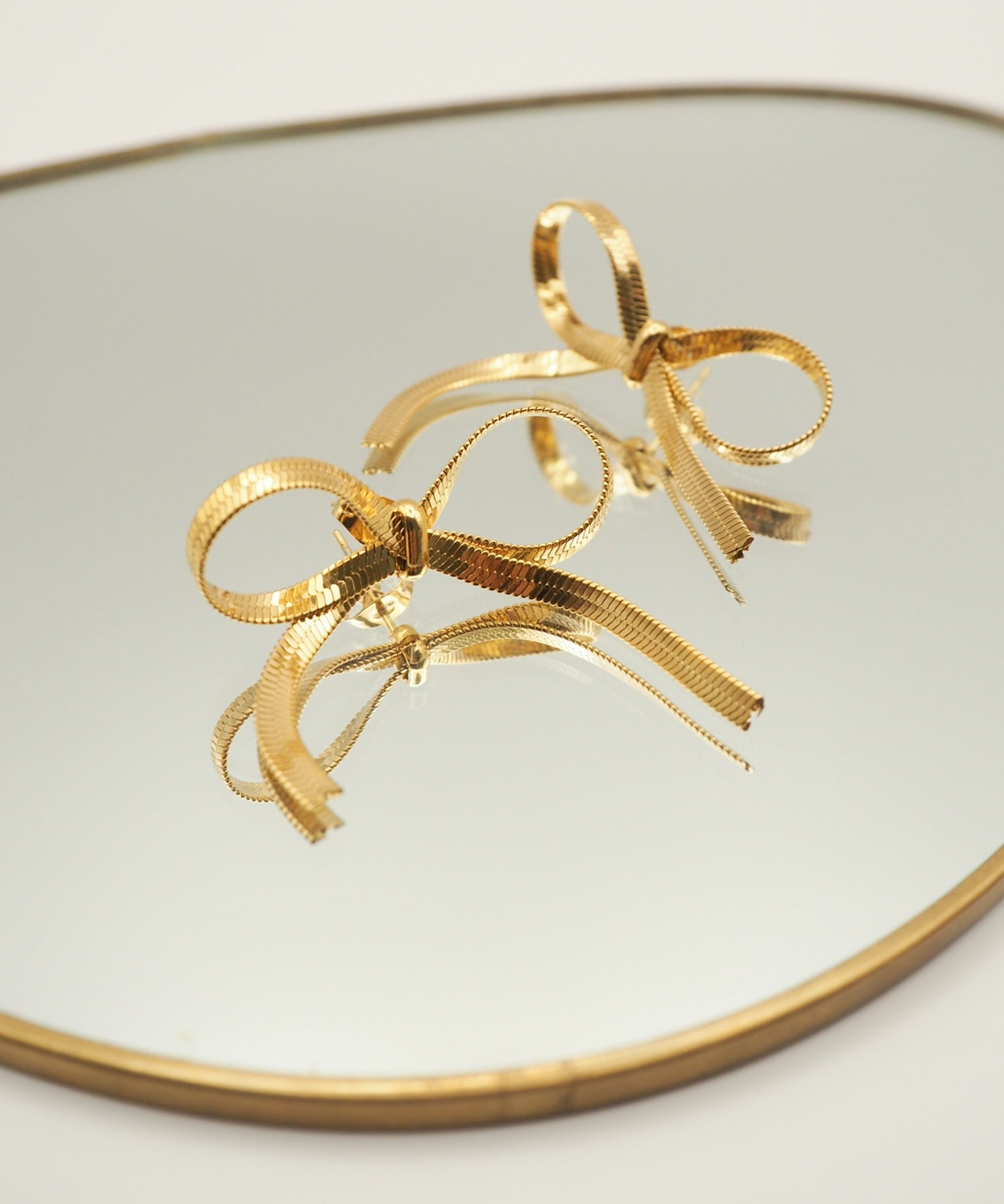 ciite' シーテ ピアス(両耳用) 【 金属アレルギー対応 】 リボンピアス サージカルステンレス (両耳用)
