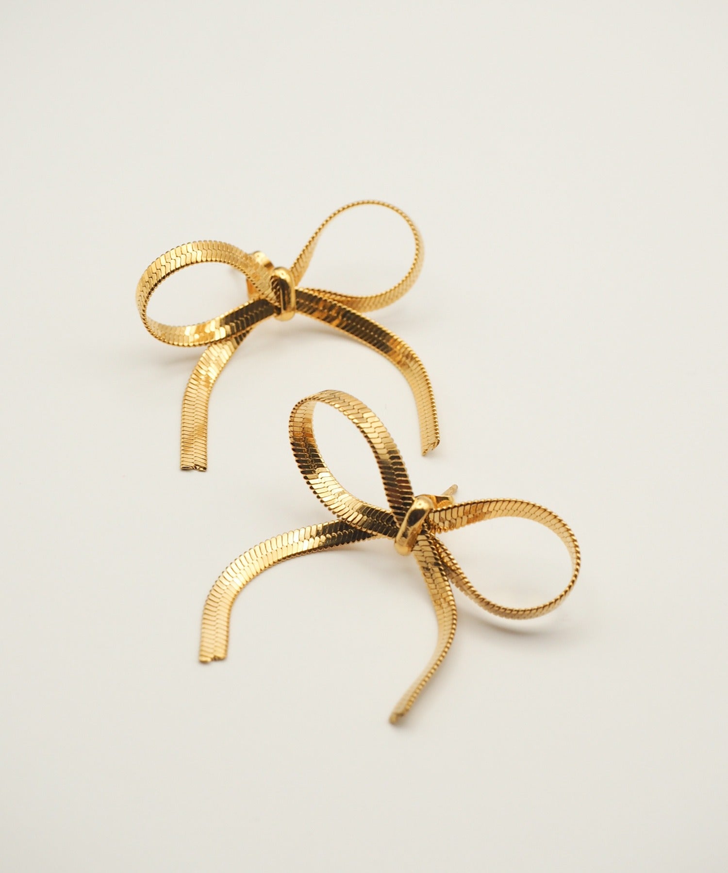 ciite' シーテ ピアス(両耳用) 【 金属アレルギー対応 】 リボンピアス サージカルステンレス (両耳用)