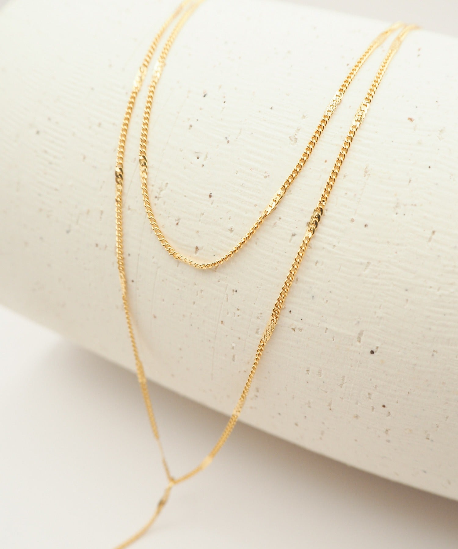 ciite' シーテ ネックレス 【 金属アレルギー対応 】 ロングチェーンネックレス & ネックレス 2セット サージカルステンレス