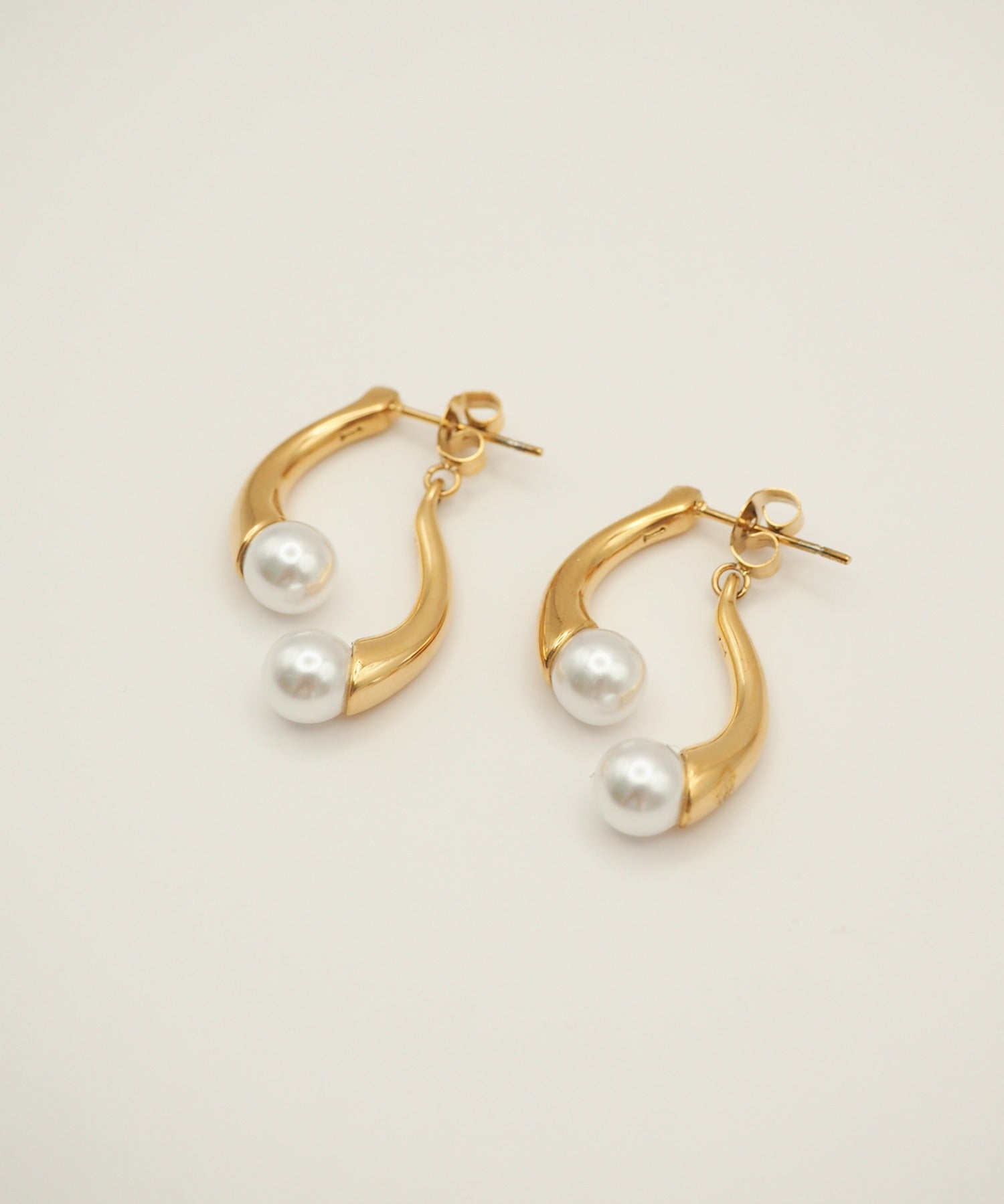 ciite' シーテ ピアス(両耳用) 【 金属アレルギー対応 】 ニュアンスパールピアス サージカルステンレス (両耳用)