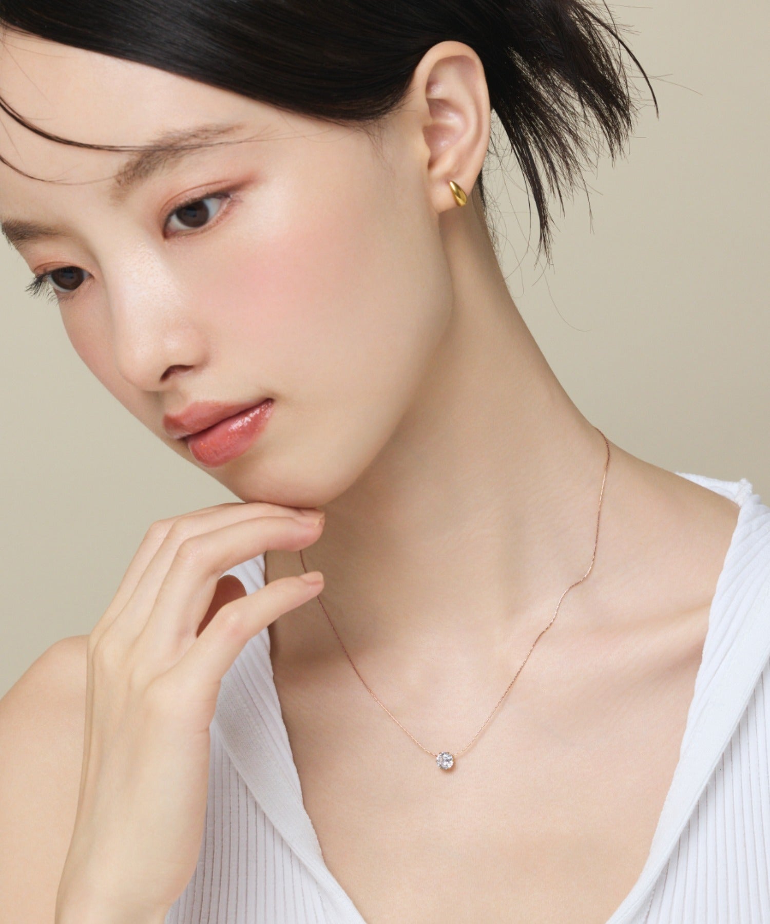ciite' シーテ ネックレス 【 金属アレルギー対応 】 ビジューネックレス サージカルステンレス
