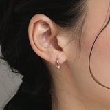 ciite' シーテ ピアス(両耳用) 【 金属アレルギー対応 】 ミニドロップピアス サージカルステンレス (両耳用) ピンクゴールド FREE