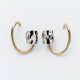 ciite' シーテ ピアス(両耳用) ミックスカラー立体ピアス / イヤーカフ風 (両耳用)