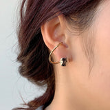 ciite' シーテ ピアス(両耳用) ミックスカラー立体ピアス / イヤーカフ風 (両耳用)