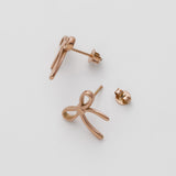 ciite' シーテ ピアス(両耳用) 【 金属アレルギー対応 】 リボンピアス サージカルステンレス (両耳用)