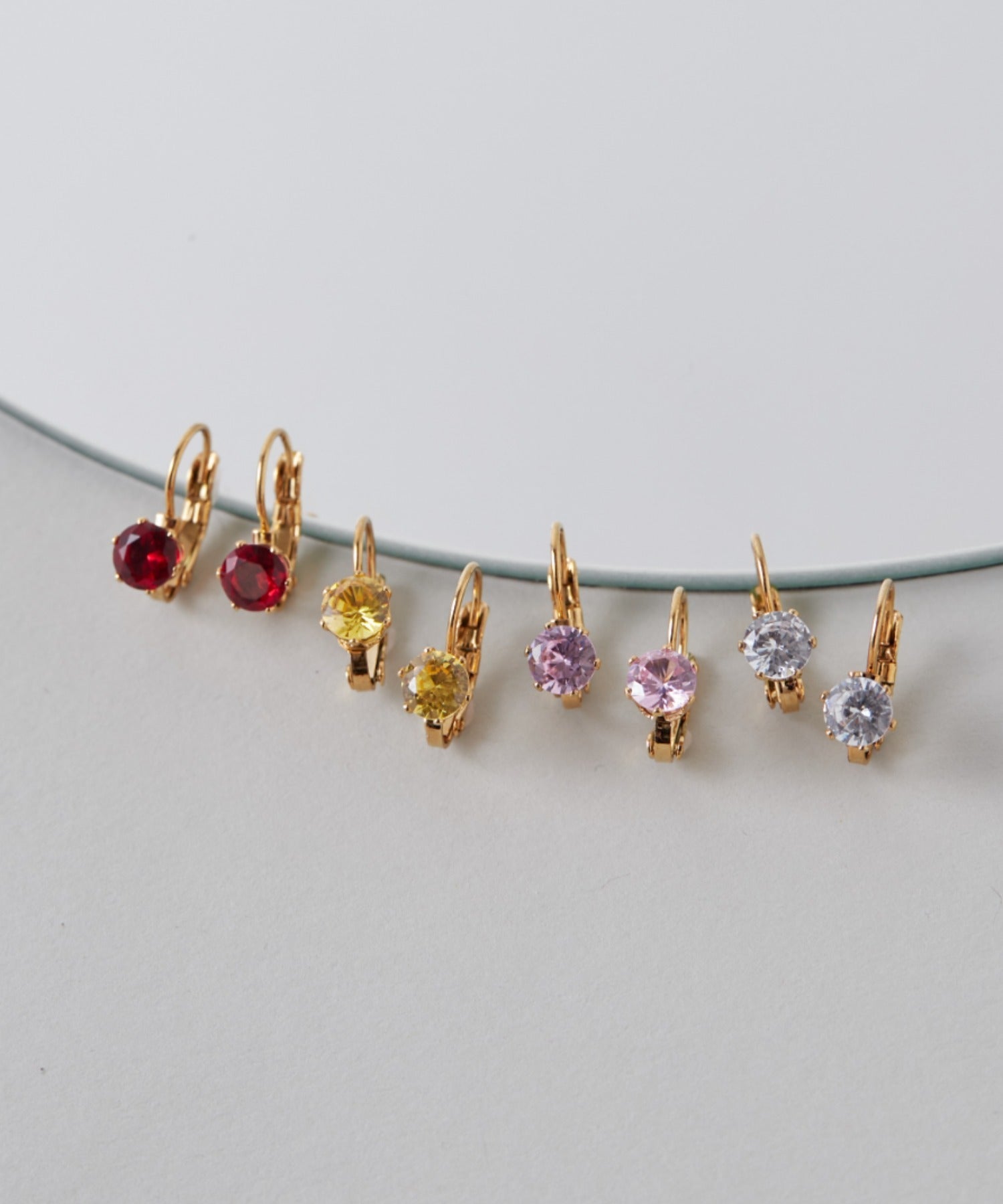 ciite' シーテ ピアス(両耳用) 【 金属アレルギー対応 】 カラービジューピアス サージカルステンレス (両耳用)