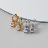 ciite' シーテ ピアス(両耳用) 【 金属アレルギー対応 】 ビジューフープピアス サージカルステンレス (両耳用)