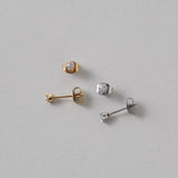 ciite' シーテ ピアス(両耳用) 【 金属アレルギー対応 】 7サイズ ビジューピアス サージカルステンレス (両耳用)