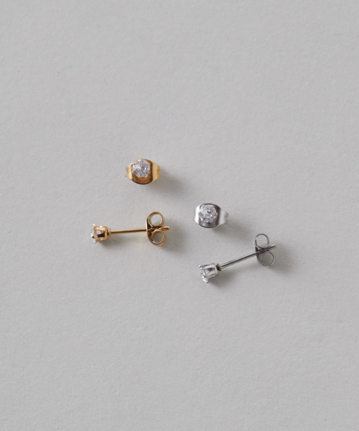 ciite' シーテ ピアス(両耳用) 【 金属アレルギー対応 】 7サイズ ビジューピアス サージカルステンレス (両耳用)