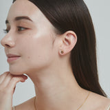 ciite' シーテ ピアス(両耳用) 【 金属アレルギー対応 】 フラワービジューピアス サージカルステンレス (両耳用)