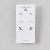 ciite' シーテ ピアス(両耳用) 【 金属アレルギー対応 】 3set pierce / ピアス3セット サージカルステンレス (両耳用)