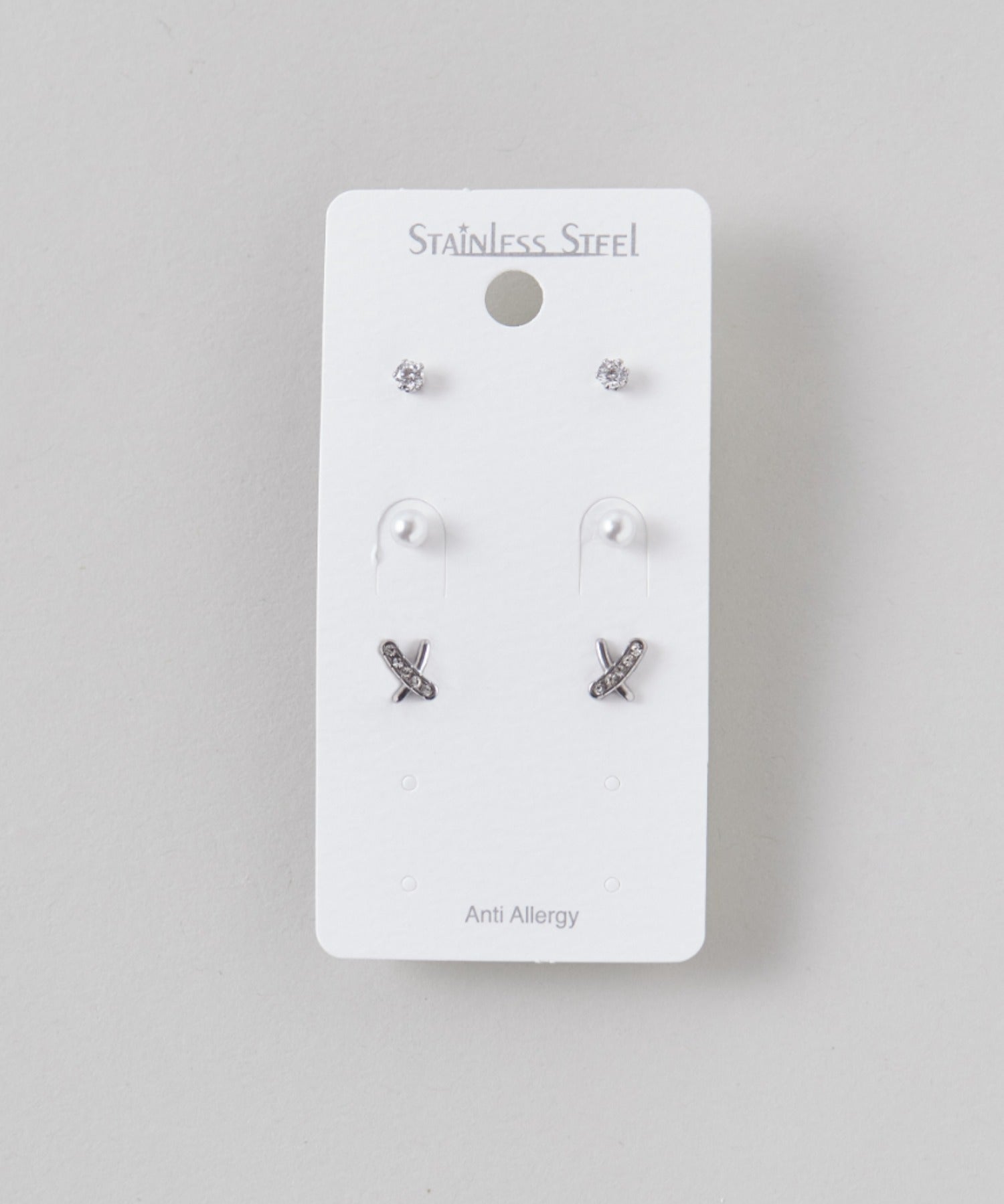 ciite' シーテ ピアス(両耳用) 【 金属アレルギー対応 】 3set pierce / ピアス3セット サージカルステンレス (両耳用)