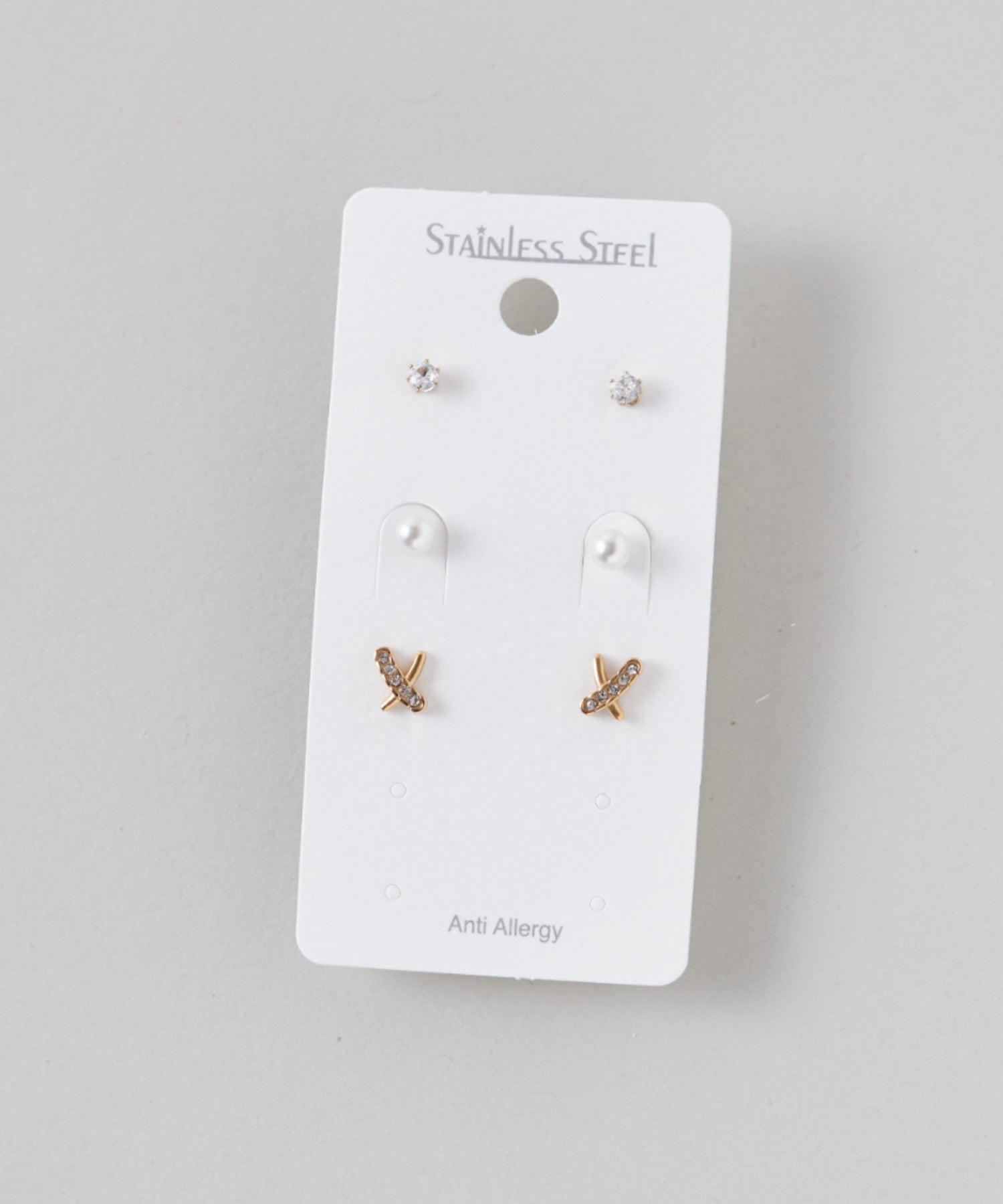 ciite' シーテ ピアス(両耳用) 【 金属アレルギー対応 】 3set pierce / ピアス3セット サージカルステンレス (両耳用)