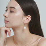 ciite' シーテ ピアス(両耳用) 【 金属アレルギー対応 】 パールビジュー フックピアス サージカルステンレス