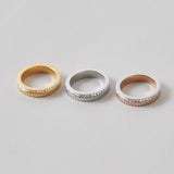 ciite' シーテ リング 【 金属アレルギー対応 】デザインビジューリング サージカルステンレス