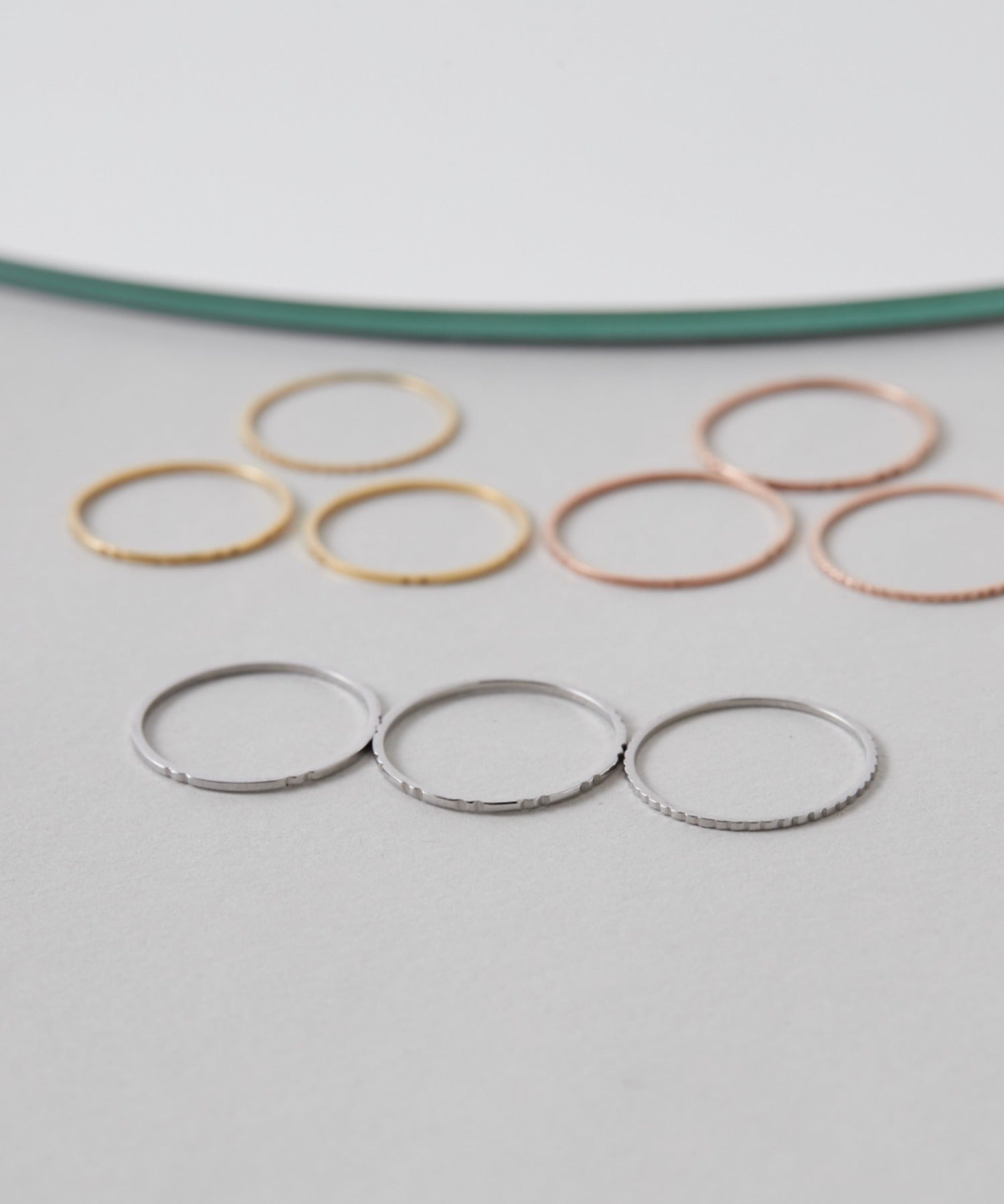 ciite' シーテ リング 【 金属アレルギー対応 】3set ring / リング 3セット サージカルステンレス