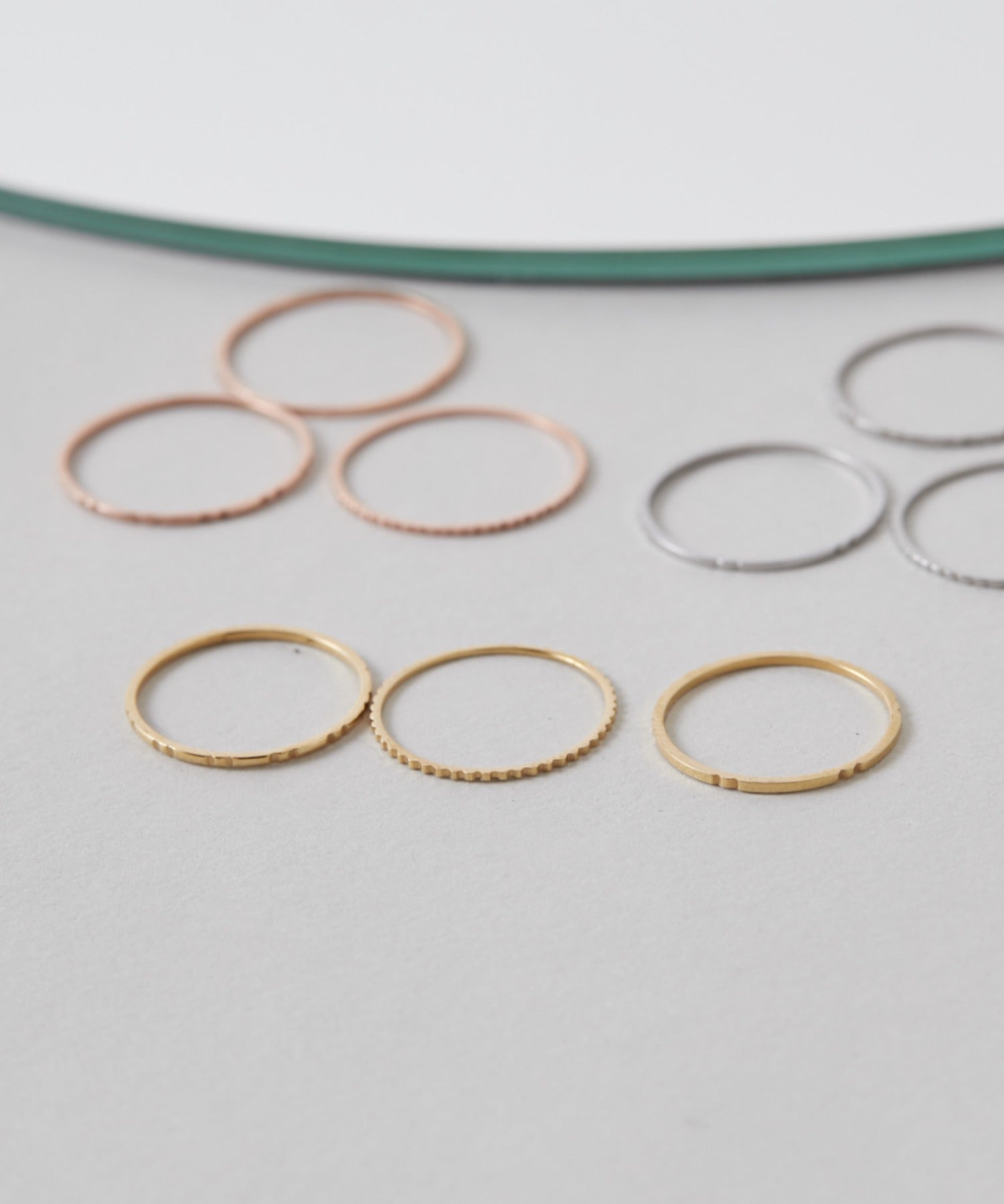 ciite' シーテ リング 【 金属アレルギー対応 】3set ring / リング 3セット サージカルステンレス