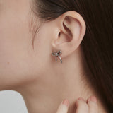 ciite' シーテ ピアス(両耳用) 【 金属アレルギー対応 】 リボンピアス サージカルステンレス (両耳用)