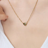 ciite' シーテ ネックレス 【 金属アレルギー対応 】 イニシャルハートネックレス サージカルステンレス