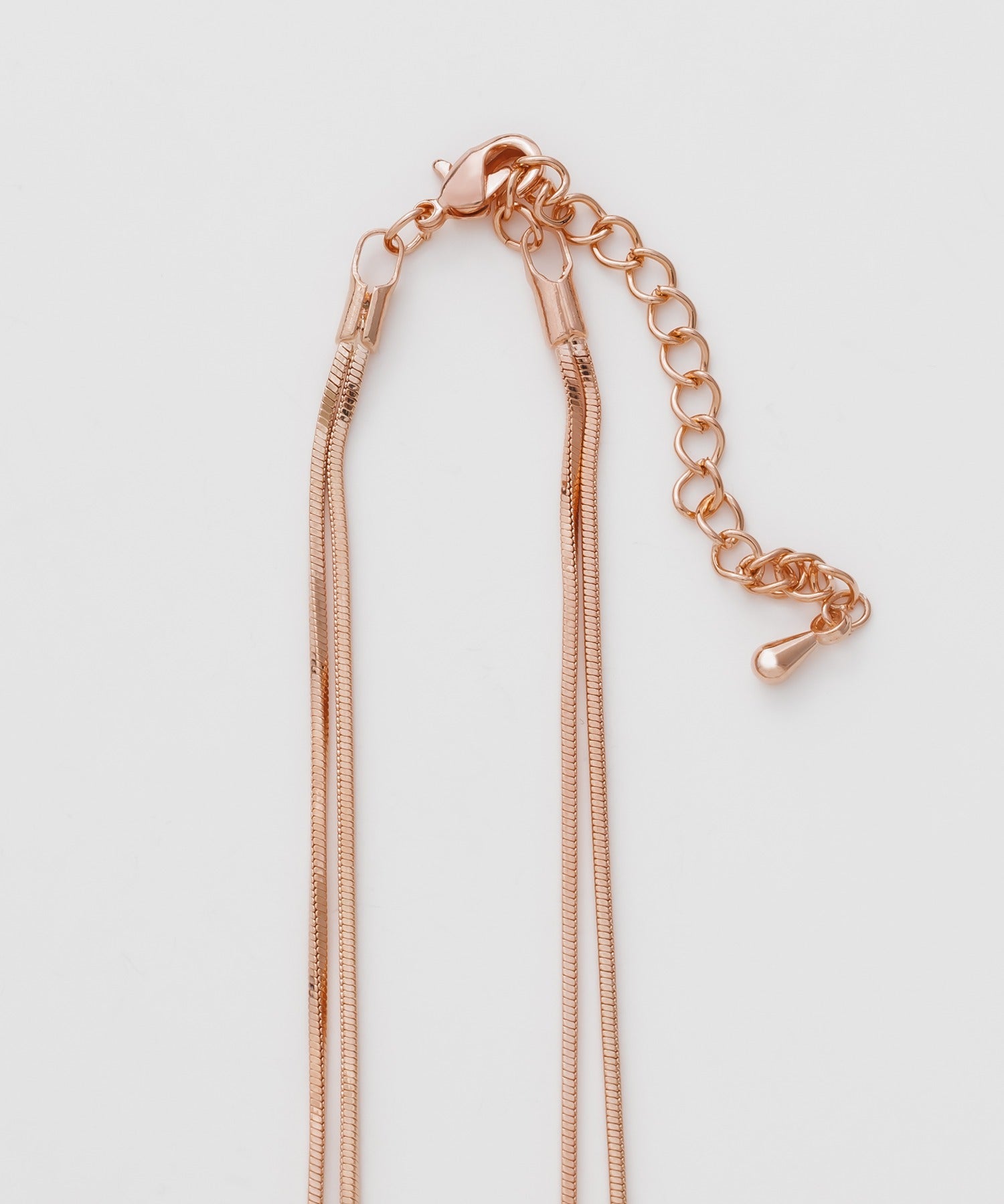 ciite' シーテ ネックレス 【 金属アレルギー対応 】simple double snake necklace / シンプル2連スネークネックレス サージカルステンレス
