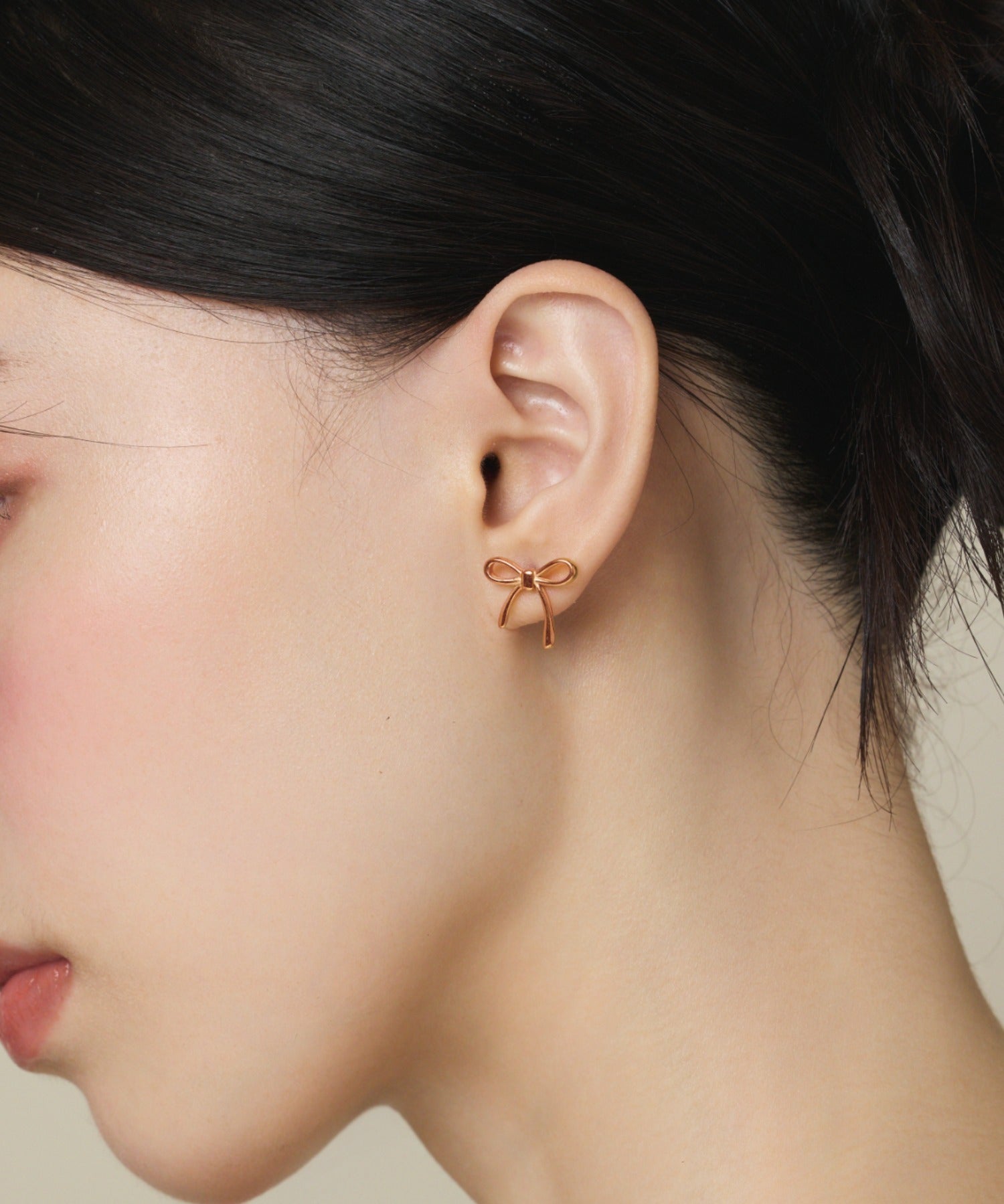 ciite' シーテ ピアス(両耳用) 【 金属アレルギー対応 】 リボンピアス サージカルステンレス (両耳用)