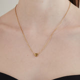 ciite' シーテ ネックレス 【 金属アレルギー対応 】 イニシャルハートネックレス サージカルステンレス E FREE
