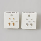 ciite' シーテ ピアス(両耳用) 【 金属アレルギー対応 】 3set pierce / ピアス3セット サージカルステンレス (両耳用) ゴールド FREE
