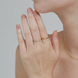 ciite' シーテ リング 【 金属アレルギー対応 】2set ring / ビューリンク2個セット サージカルステンレス ゴールド