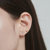ciite' シーテ ピアス(両耳用) 【 金属アレルギー対応 】 3set pierce / ピアス3セット サージカルステンレス (両耳用) ゴールド FREE