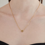 ciite' シーテ ネックレス 【 金属アレルギー対応 】 イニシャルハートネックレス サージカルステンレス K FREE