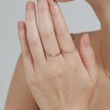 ciite' シーテ リング 【 金属アレルギー対応 】2set ring / ビューリンク2個セット サージカルステンレス ピンクゴールド