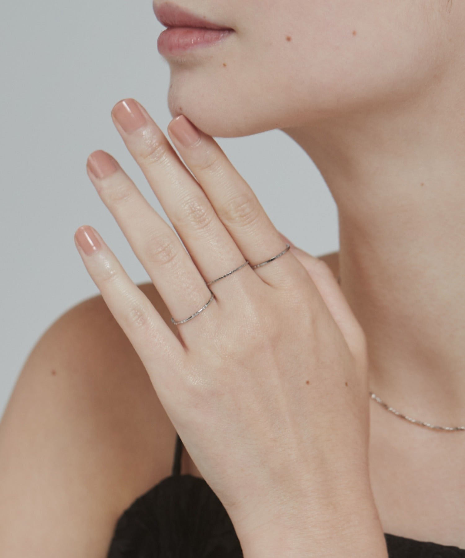 ciite' シーテ リング 【 金属アレルギー対応 】3set ring / リング 3セット サージカルステンレス シルバー
