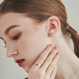 ciite' シーテ ピアス(両耳用) 【 金属アレルギー対応 】 シンプルミニボールピアス サージカルステンレス (両耳用) シルバー