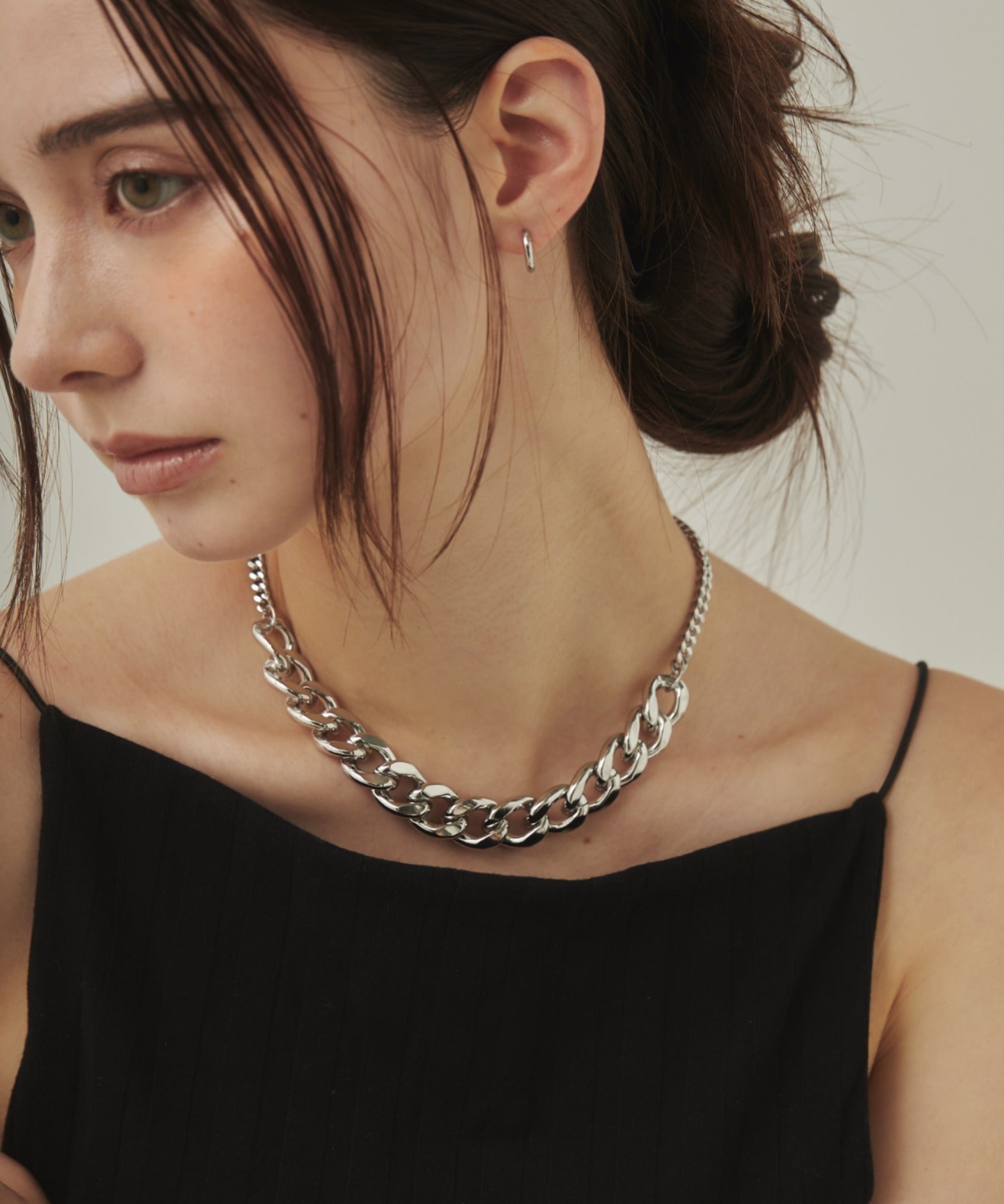 ciite' シーテ ネックレス silver chain necklace / シルバーチェーンネックレス シルバー FREE